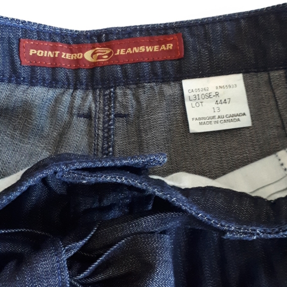 Point Zero Flare Wide Leg Jean Pants - Picture 6 of 7